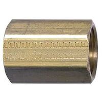 COUPLING PIPE FTG BRASS 3/8IN 