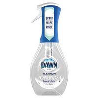 Dawn Platinum 65732 Dish Soap Spray, 16 oz, Liquid, Free and Clear Scent, Clear
