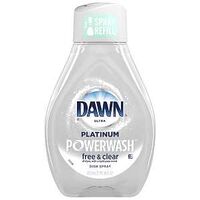 Dawn Powerwash 65739 Dish Soap Spray Refill, 16 oz, Liquid, Free and Clear Scent, Clear