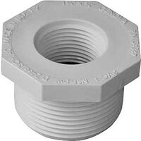 IPEX 435704 Reducing Bushing, 1-1/4 x 3/4 in, MPT x FPT, White, SCH 40 Schedule, 150 psi Pressure