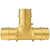 Apollo Expansion Series EPXT11 Pipe Tee, 1 in, Barb, Brass, 200 psi Pressure