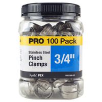 CLAMP PINCH 3/4IN 100 PACK/JAR