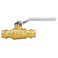 BALL VALVE BRASS PRESS 1/2IN  