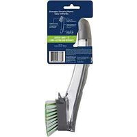 Scotch-Brite 751U-4 Soap Control Dishwand Brush, Nylon Bristle, 12 in L, Plastic Handle, Gray