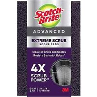 Scotch-Brite 77222-R Extreme Scrub Scour Pad, 4.4 in L, 2-1/2 in W, Purple