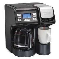 Hamilton Beach 49902 Coffee Maker, 56 oz Capacity, Black/Chrome