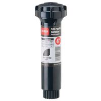 Toro 570Z Pro 53711 Pop-Up Zero Flush Fixed Spray Sprinkler, 3.6 gpm, 1/2 in NPT, 4 in Pop Up