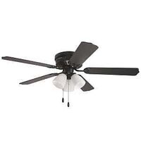 HUGGER CEIL FAN 5BLD MBLK 52IN