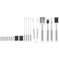 Omaha BBQ Grill Set, Steel, Stainless Steel