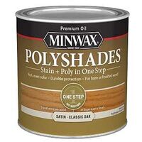PolyShades 21370 One Step Oil Based Wood Stain and Polyurethane