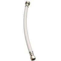 Plumb Pak EZ Series PP23860LF Sink Supply Tube, 3/8 in Inlet, Compression Inlet, 1/2 in Outlet, FIP Outlet, Vinyl Tubing