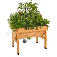 RAISED BED PLANTER WD NATL 1M 