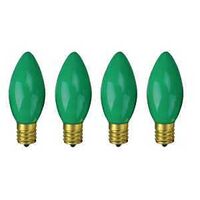 FILAMENT BULB C9 OPAQUE GREEN 