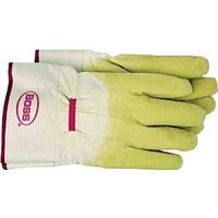 GLOVE RUBBER COATED COTTON LRG
