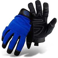 GLOVE MECHANIC BOSS BLUE XL   