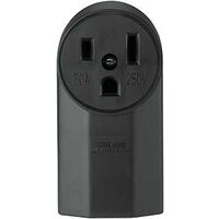 Eaton Cooper Wiring WD1252 Power Receptacle, 50 A, Black
