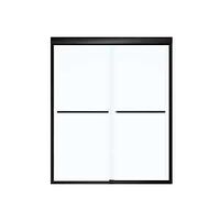 SHWR DOOR CLR GLS MB 55-59X71 