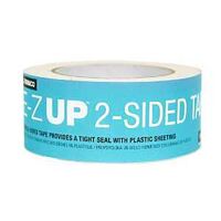 E-Z Up 54744 Adhesive Tape, Double Sided, Heavy-Duty, 60 ft L, 2 in W, White