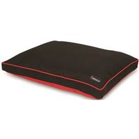 BED DOG 29X40 GUSSETED RED/BLK