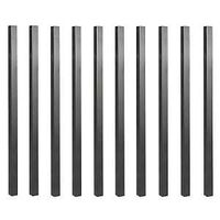 BALUSTER SQ STEEL BLK 26X3/4IN