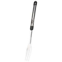 Omaha Premium BBQ Fork SS Handle, 1.9 mm Gauge, Stainless Steel Blade, Stainless Steel, Aluminum Handle
