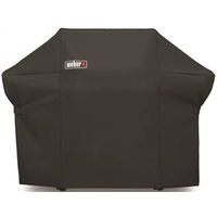 Summit 7108 Waterproof Grill Cover, For Use With Summit 400 Series Gas Grills, Polyester Fabric, Black