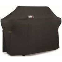Summit 7109 Waterproof Grill Cover, For Use With Summit 600 Series Gas Grills, Polyester Fabric, Black