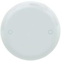 Carlon CPC4WH Blank Round Flat Outlet Box Cover