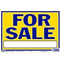 SIGN PLASTIC FOR SALE 9INX13IN