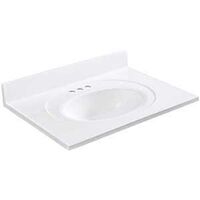SINK OVAL BASIN SLD WH 37X22IN