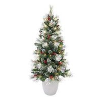 SPOKANE FIR SNOWY PTD TREE 4FT