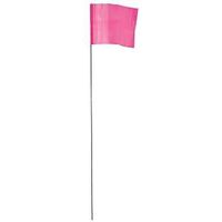 FLAG STAKE PINK 2.5X3.5X21IN  