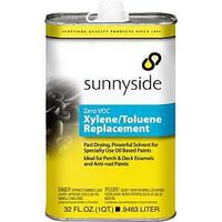 Sunnyside 47432 Xylene/Toluene Thinner, Liquid, Solvent, Clear, 1 qt