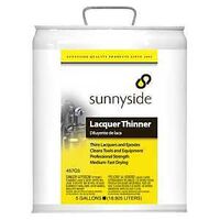 Sunnyside 457G5 Lacquer Thinner, Liquid, Petroleum, Clear, 5 gal, Pail