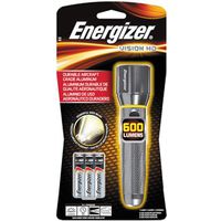 FLASHLIGHT METAL W/6-AAA BATT 