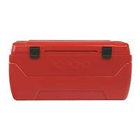 CHEST COOLER HRD INS RED 152QT