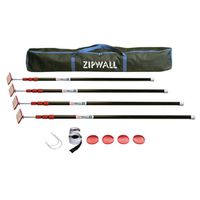 Zipwall ZP4 Zip Pole Kit