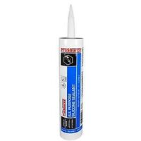 ProSource 68508CA All Purpose Silicone Sealant, White, 10.1 oz Cartridge