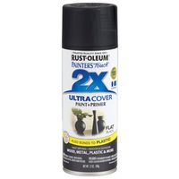 Rustoleum 249127 Painter's Touch Ultra-Cover 2X General Purpose Topcoat Enamel Spray Paint, 12 oz
