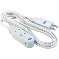 EXTENSION CORD SAFETY WHT 6FT 