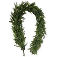 CEDAR GARLAND PRELIT B/O 6FT  