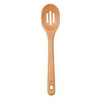 WOODEN SLOTTED SPOON 12X3X1IN 