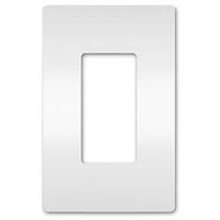 SCRWLS WALL PLATE 1G 1DECO WHT