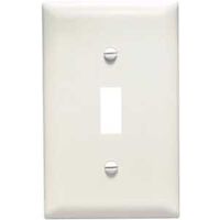 WALL PLATE 1GANG 1 TOGG LT ALM