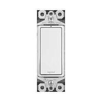 DECO SWITCH SNGL POLE WHT 15A 