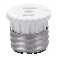 LAMP HOLDER TO OUTLET MB WHITE