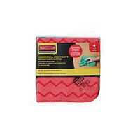 Rubbermaid 2190707 Cloth, 16 in L, 16 in W, Microfiber, Multi-Color