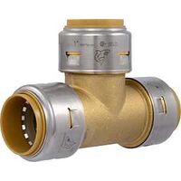 TEE BRASS 1 X 1 X 1IN PTC     