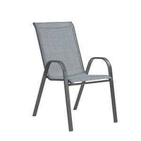 PATIO CHAIR STKG W/SLING FBRC 