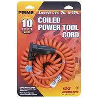 CORD EXT PWR TL ORG 16/3G 10FT